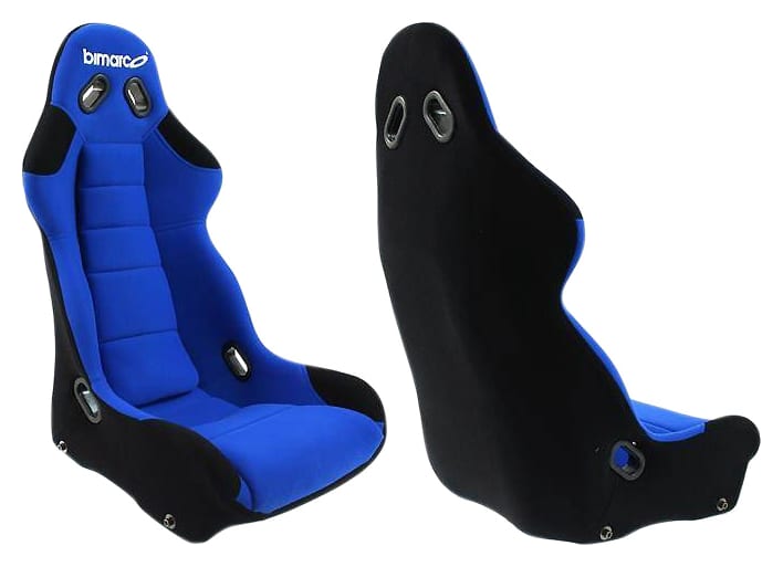 Fotel Sportowy Bimarco Cobra III Welur Blue Black