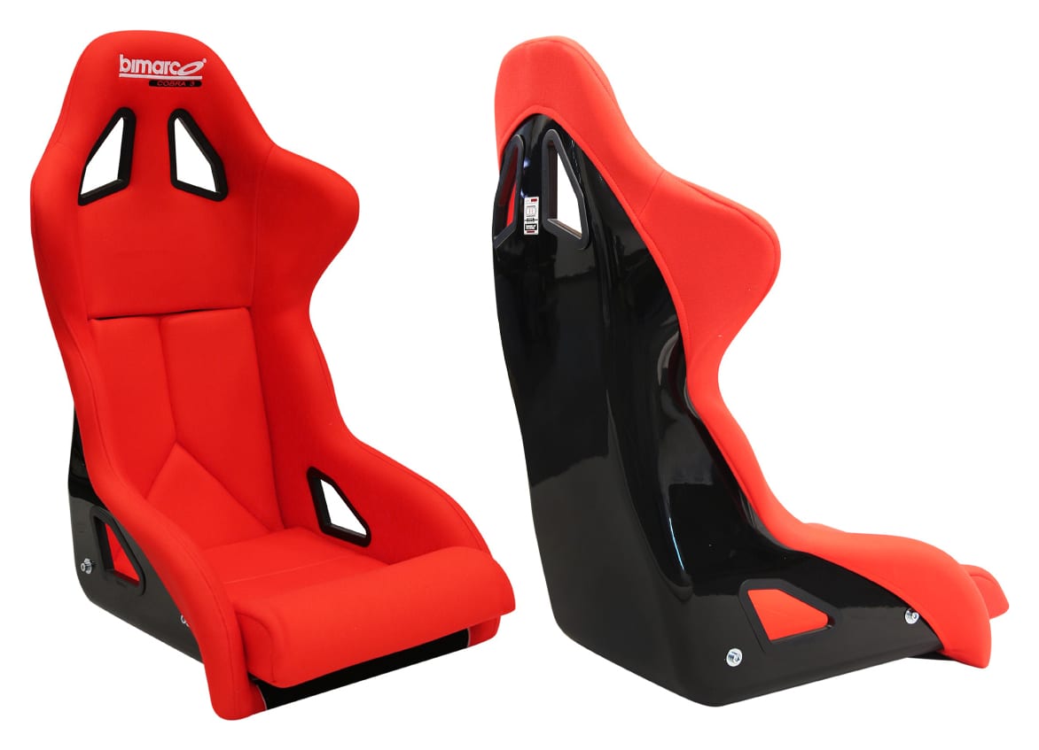 Fotel Sportowy Bimarco Cobra III Welur Red