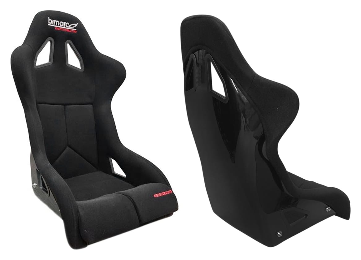 Fotel Sportowy Bimarco Cobra PRO Welur Black FIA