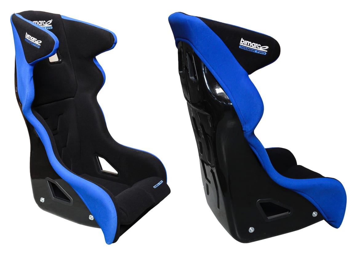 Fotel Sportowy Bimarco Hamer PRO Welur Blue-Black FIA