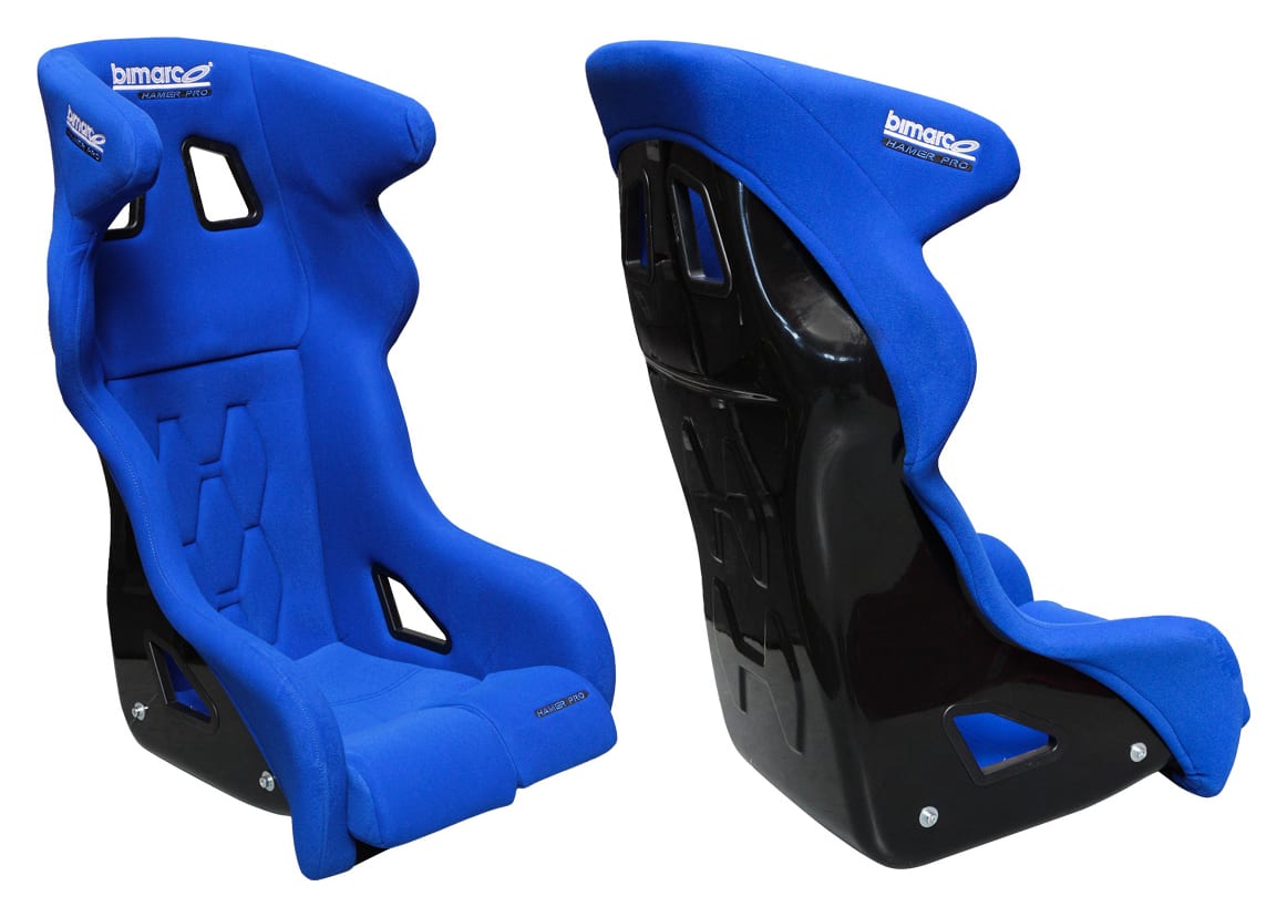 Fotel Sportowy Bimarco Hamer PRO Welur Blue FIA