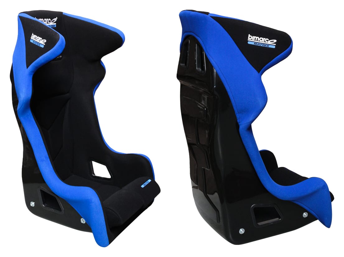 Fotel Sportowy Bimarco Matrix Welur Blue-Black FIA