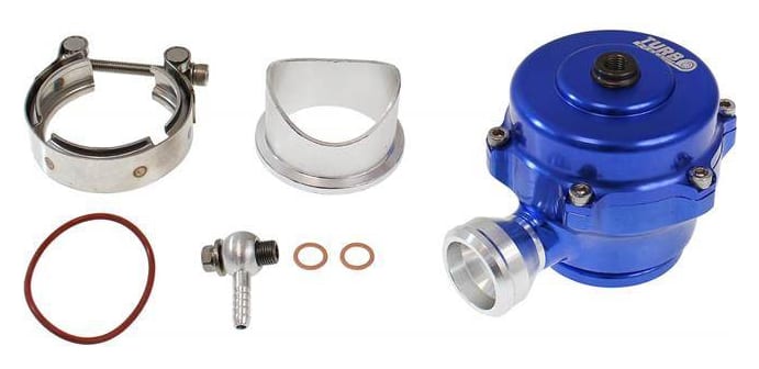Blow Off TurboWorks 50mm V-Band QR Recirculating Niebieski