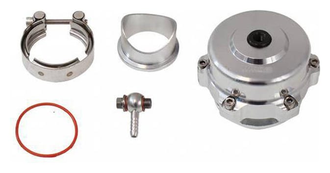 Blow Off TurboWorks 50mm V-Band Srebrny