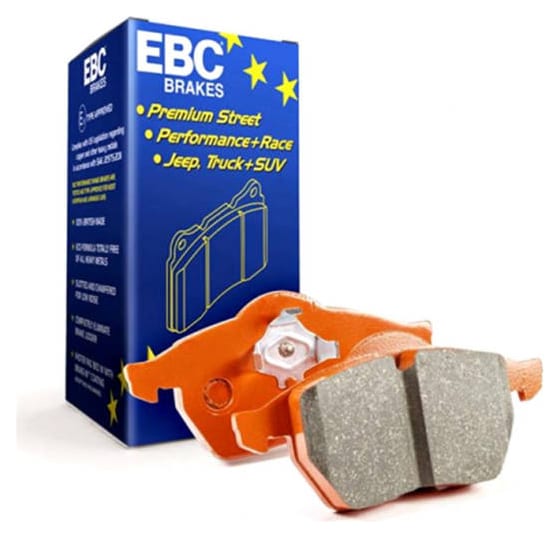 DP9008 - Zestaw klocków hamulcowych seria ORANGESTUFF EBC Brakes GINETTA | G27 | LOTUS | Esprit | Esprit Sport 300 | Esprit 350