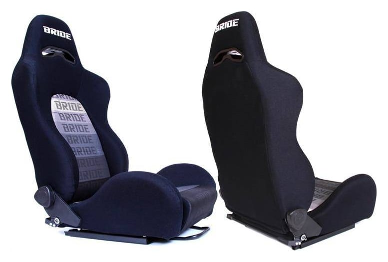 Fotel sportowy K700 Welur Bride Czarny