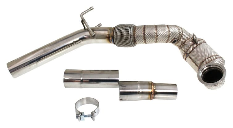 Downpipe Audi A3 8V TT FV Seat Leon ST Skoda Octavia III Superb III Golf VII 1.8 TFSI Heat Shield