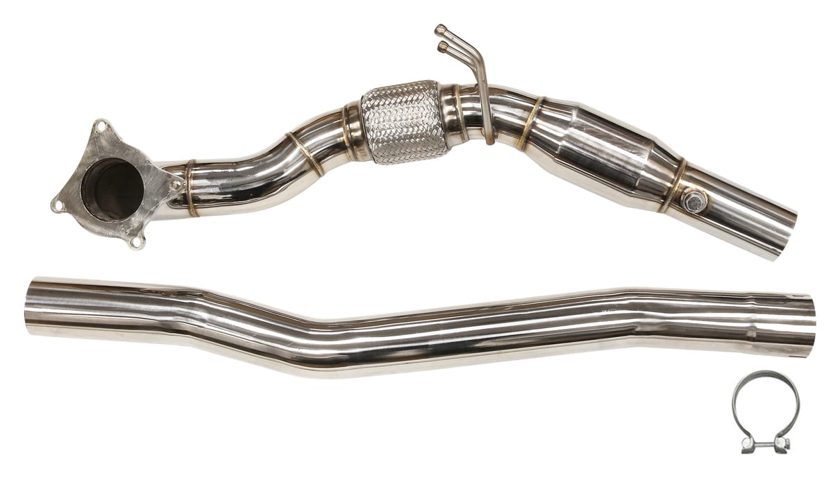 Downpipe Audi A3 S3 TTS Seat Leon VW Golf 6R Scirocco 2.0 TFSI CAT