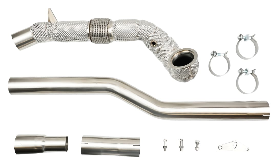 Downpipe Audi S3 VW Golf 7R 2.0T Heat Shield