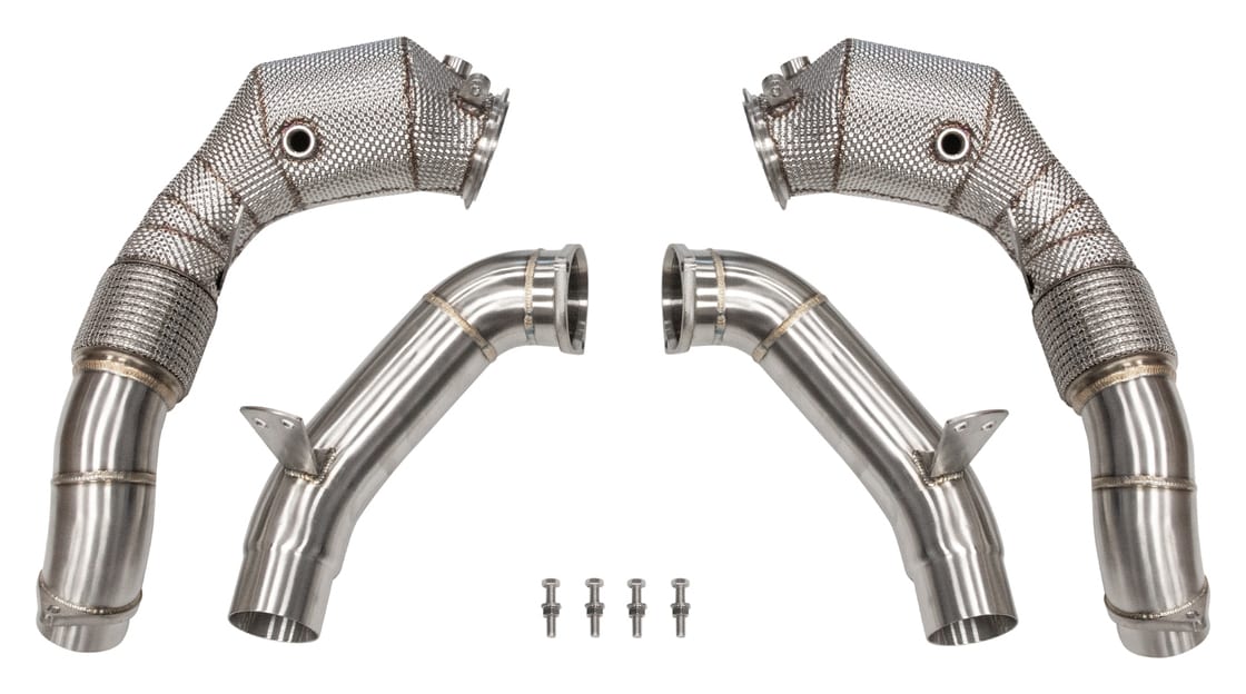 Downpipe BMW M850I/XI G14 G15 G16/M550i G30 / M650i / M750i G11 G12 with OPF N63 + Heat Shield