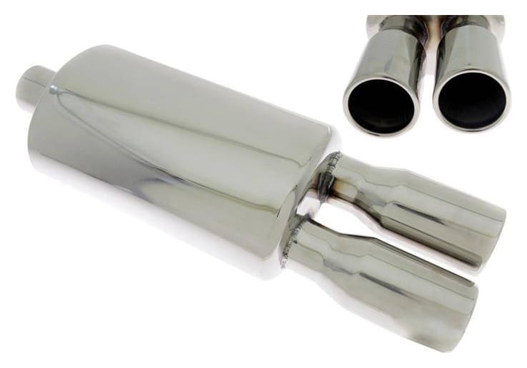 Tłumik Końcowy TurboWorks 2x76mm Wejście 2,5" (63mm)