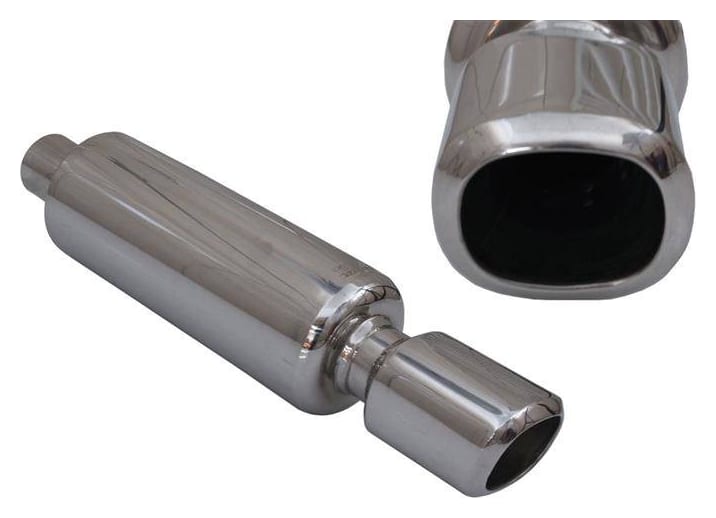 Tłumik Końcowy TurboWorks 80x92mm Wejście 2,25" (57mm)