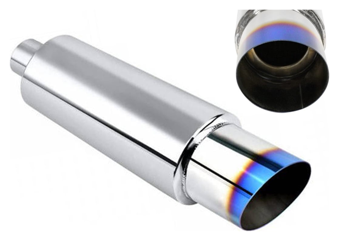 Tłumik Końcowy TurboWorks 89mm Wejście 2" (51mm) Burn