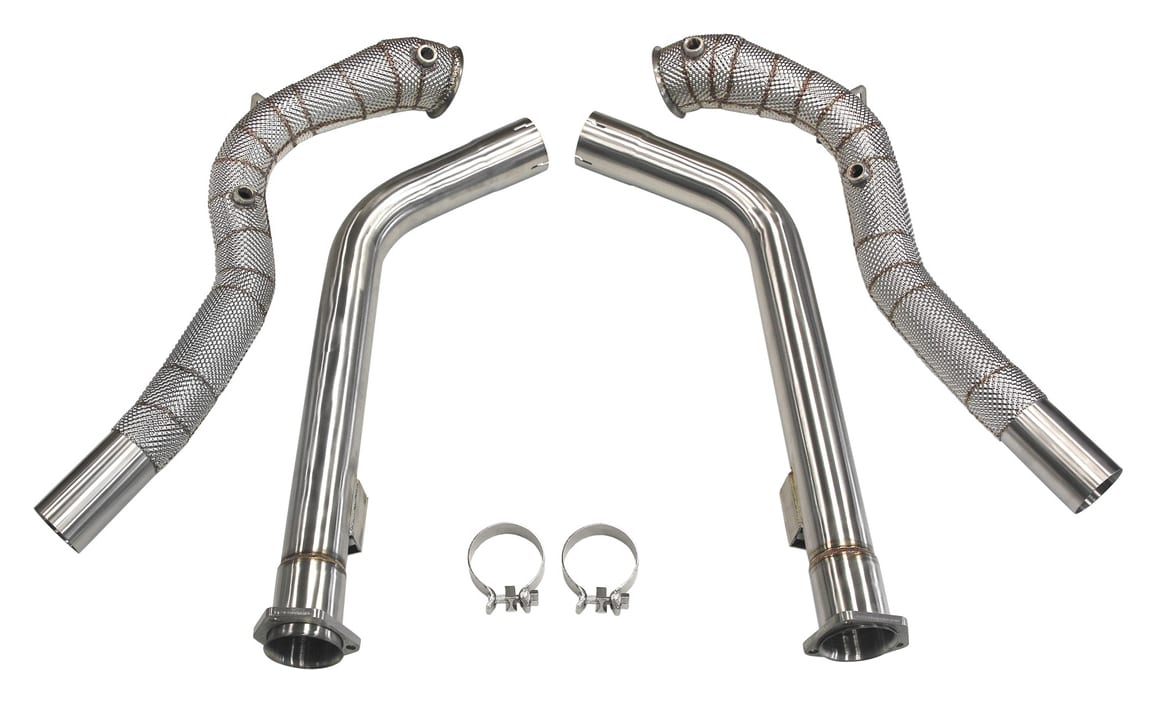 Downpipe Mercedes Benz G500 G550 W463 4.0T 13-18 Heat Shield
