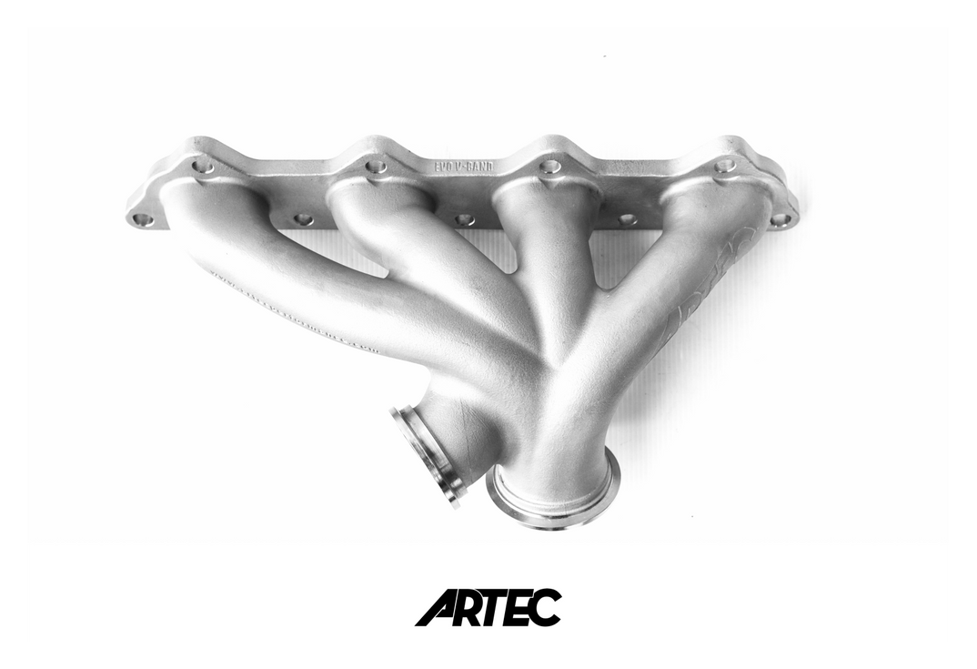 Kolektor wydechowy Mitsubishi Lancer Evo 4-9 4G63 Low Mount V-Band Reverse Rotation