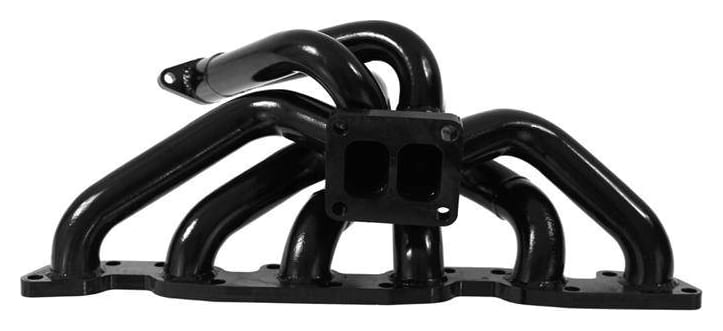 Kolektor wydechowy Nissan Skyline GTR R32 R33 R34 Top Mount czarna stal