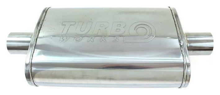 Tłumik Środkowy 2,25" (57mm) TurboWorks LT 409SS 355mm