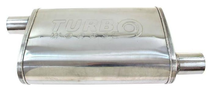 Tłumik Środkowy 2,5" (63mm) TurboWorks LT 304SS 355mm