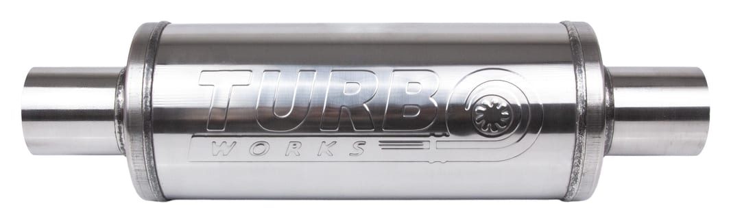 Tłumik Środkowy 2,5" (63mm) TurboWorks RS 409SS 300mm