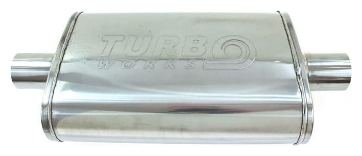 Tłumik Środkowy 2" (51mm) TurboWorks LT 304SS 355mm
