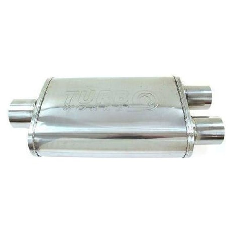 Tłumik Środkowy 2,75" (70mm) TurboWorks LT 409SS 355mm