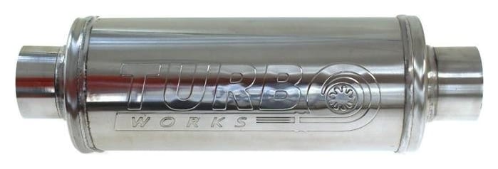 Tłumik Środkowy 3" (76mm) TurboWorks RS 409SS 450mm