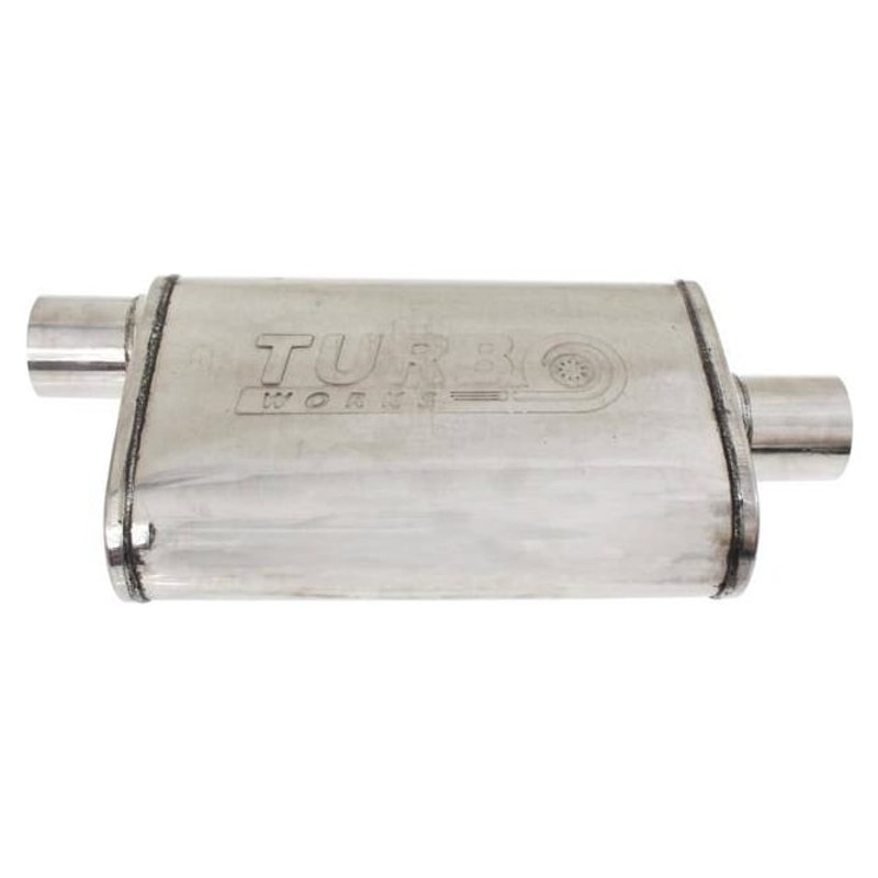 Tłumik Środkowy Komorowy 2" (51mm) TurboWorks 304SS 355mm