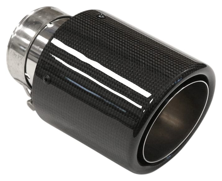 Końcówka Tłumika Typ:0 101mm wejście 76mm Carbon Gloss