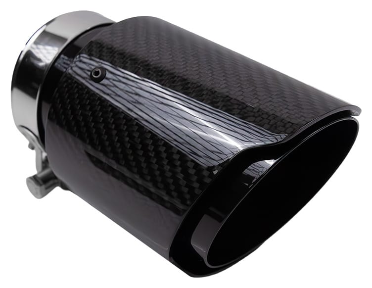 Końcówka Tłumika Typ:04 114mm wejście 76mm Carbon Gloss