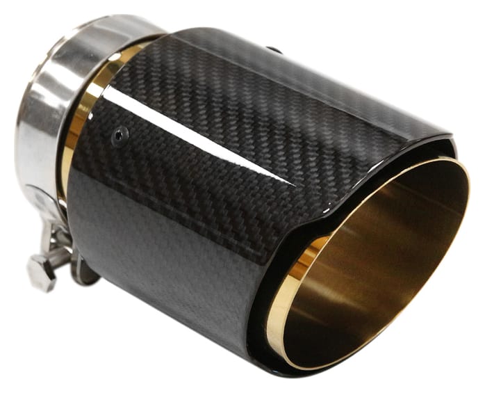 Końcówka Tłumika Typ:10 101mm wejście 76mm Carbon Gloss