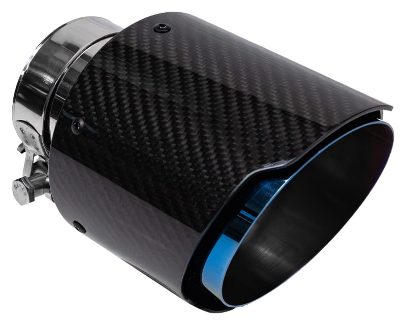 Końcówka Tłumika Typ:11 114mm wejście 76mm Carbon Gloss