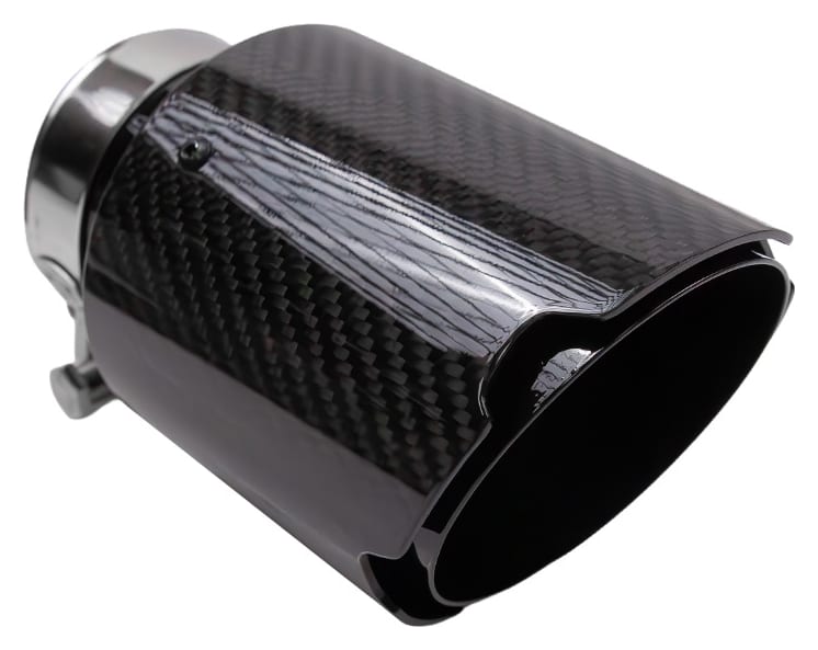 Końcówka Tłumika Typ:13 89mm wejście 76mm Carbon Gloss