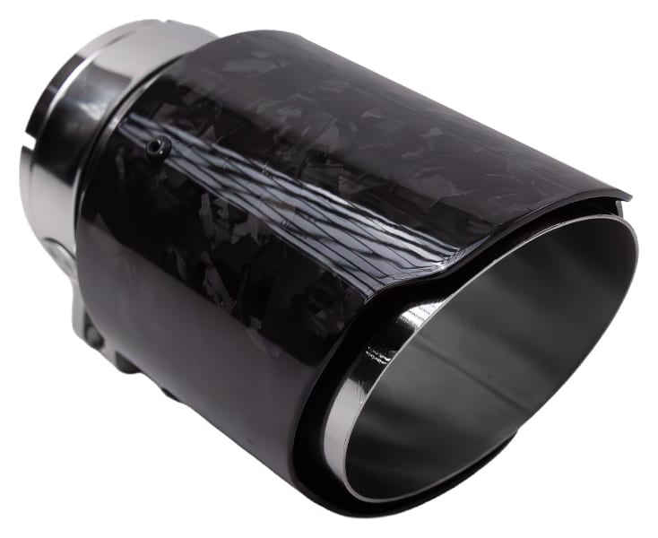 Końcówka Tłumika Typ:14 89mm wejście 76mm Carbon Gloss
