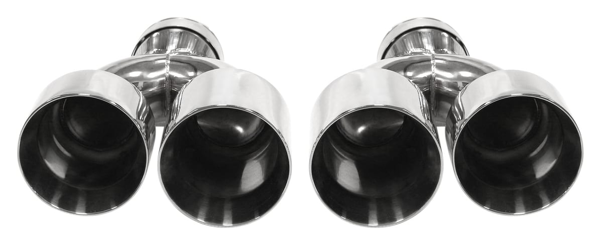 Końcówka Tłumika Typ:34 101mmx2 wejście 76mm Zestaw