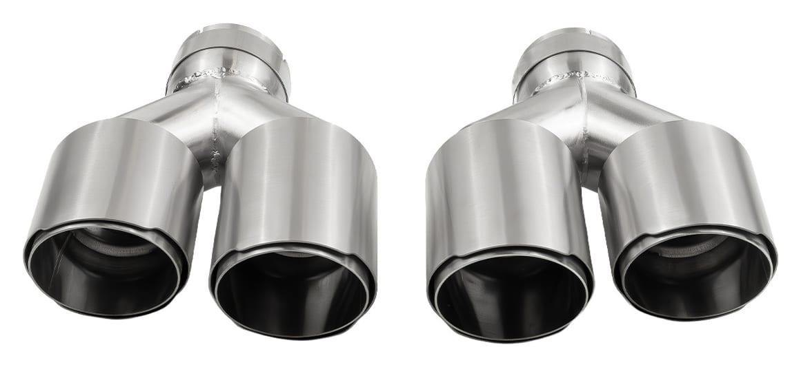 Końcówka Tłumika Typ:42 101mmx2 wejście 70mm Zestaw