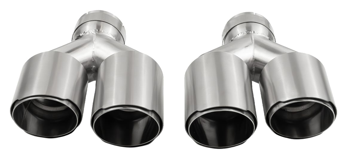 Końcówka Tłumika Typ:42 89mmx2 wejście 70mm Zestaw