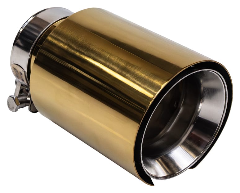 Końcówka Tłumika Typ:51 101mm wejście 76mm Gold Satin