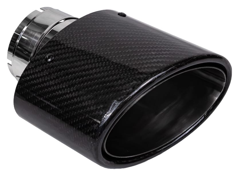 Końcówka Tłumika Typ:63 150mm wejście 76mm Carbon Gloss