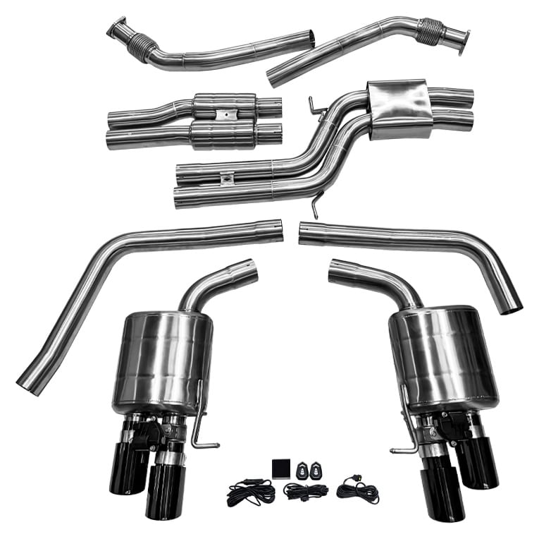 Układ wydechowy CatBack Audi B8 S4 S5 3.0T Aktywny