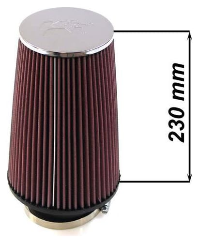 Filtr stożkowy K&N RC-3690 80-89mm
