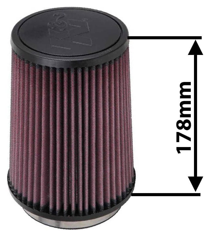 Filtr stożkowy K&N RU-2590 101mm