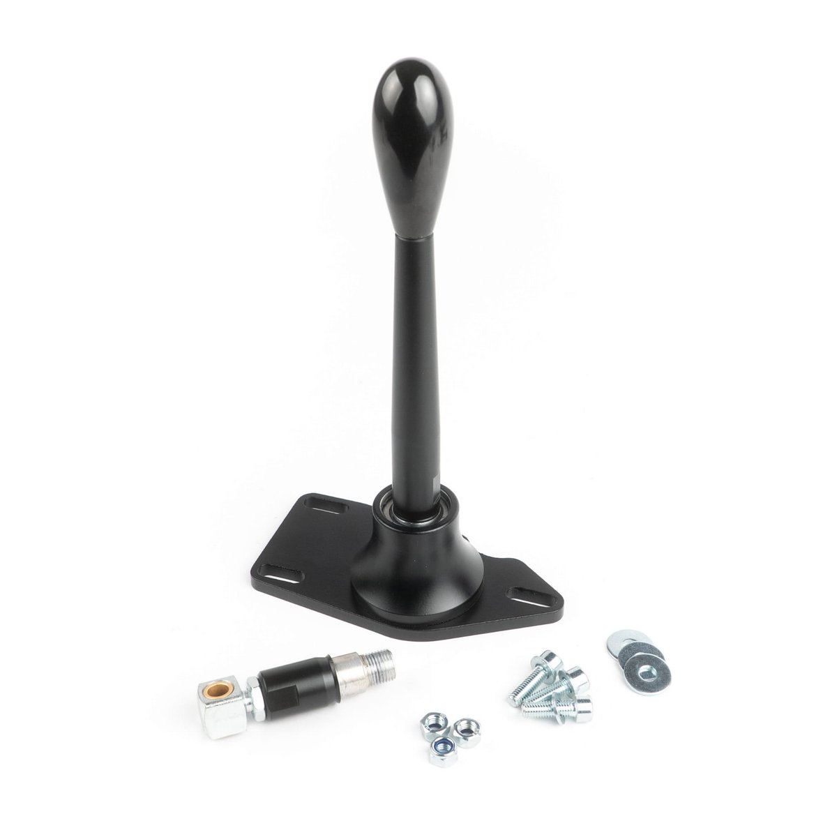 Regulowany short shifter BMW E30 - mocowany do nadwozia (gałka: czarna - okrągła)