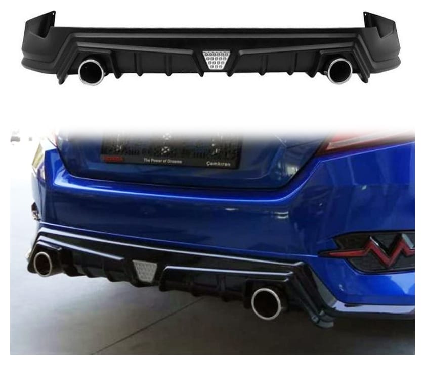 Dokładka Honda Civic X Zderzak Tył Mugen Style