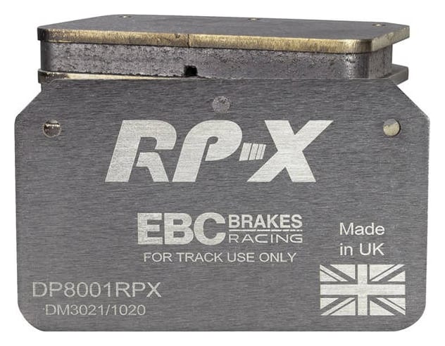 DP8002RPX - Zestaw wyścigowych klocków hamulcowych seria RP-X Racing EBC Brakes AC | Cobra | Cobra CRS | Cobra Superblower | AST