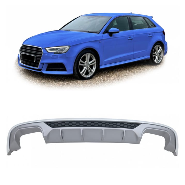 Dyfuzor Audi A3 8V Facelift Tył