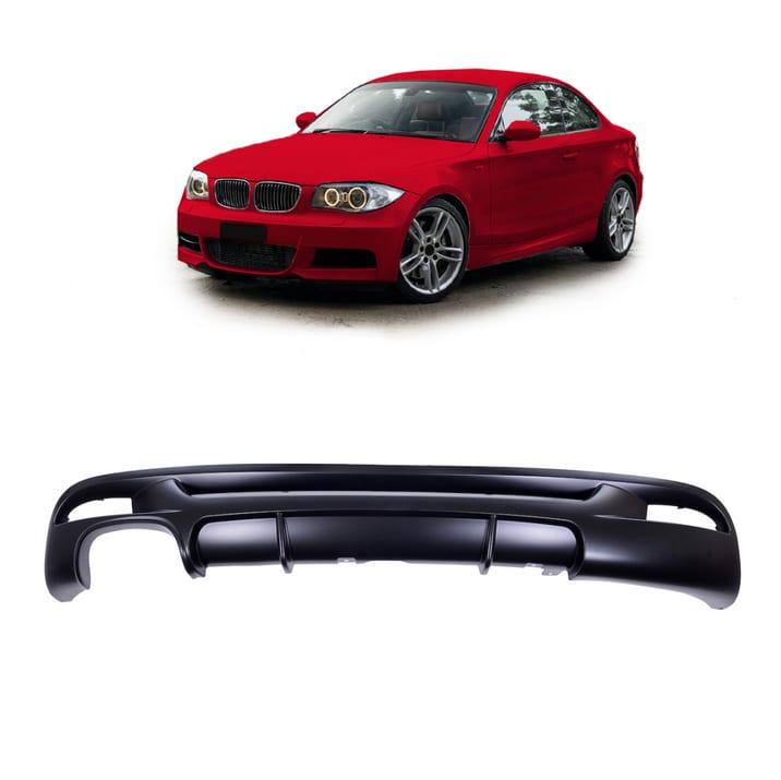 Dyfuzor BMW 1 E82 E88 Tył Matt Black