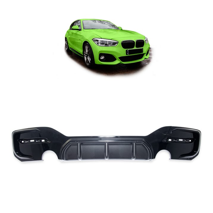 Dyfuzor BMW 1 F20 F21 Facelift Tył Carbon Look