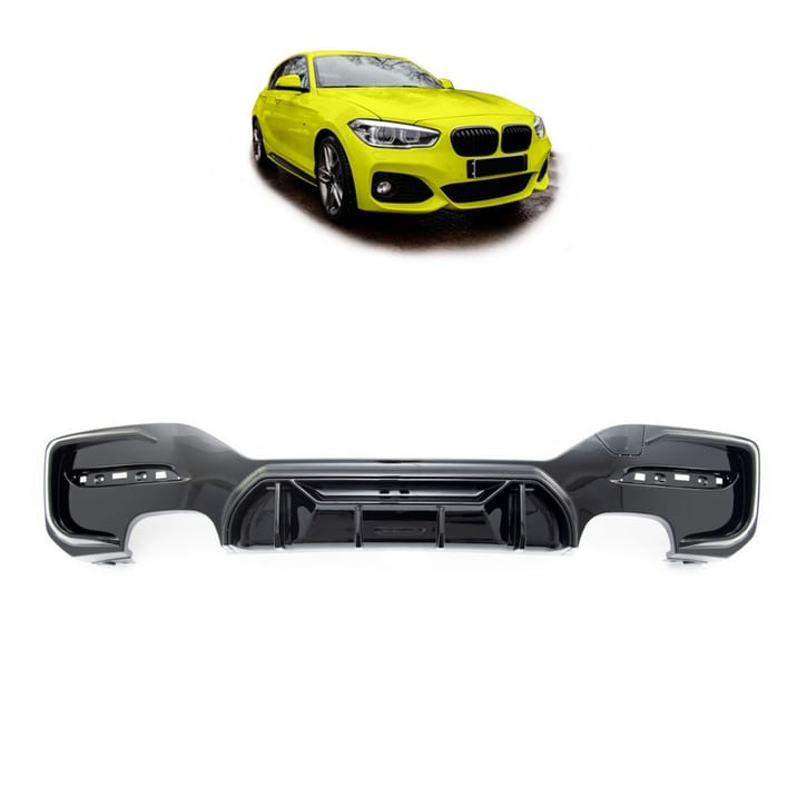 Dyfuzor BMW 1 F20 F21 Facelift Tył Gloss Black