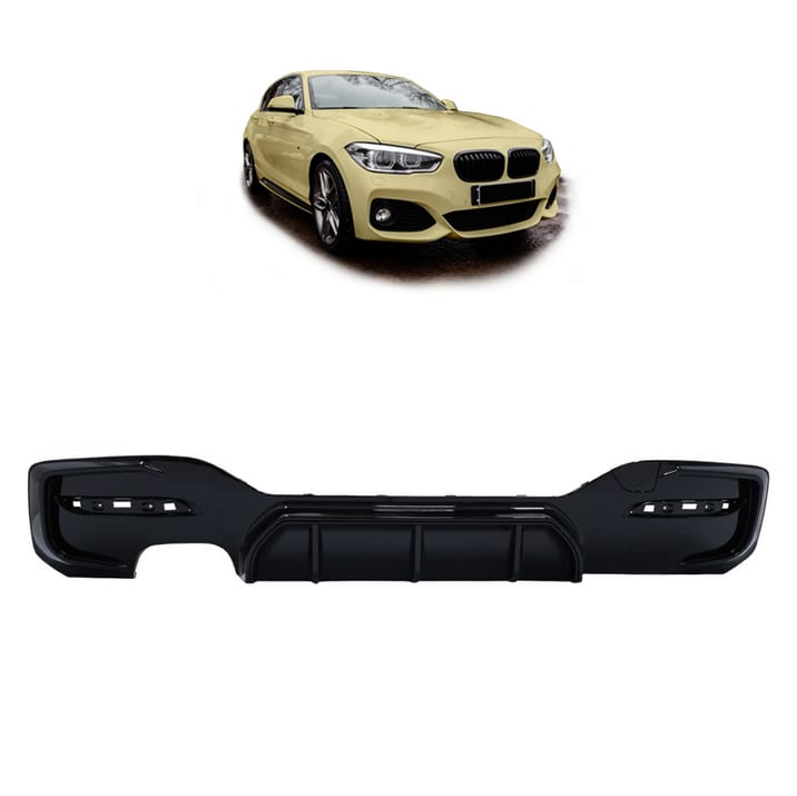 Dyfuzor BMW 1 F20 F21 Facelift Tył Gloss Black