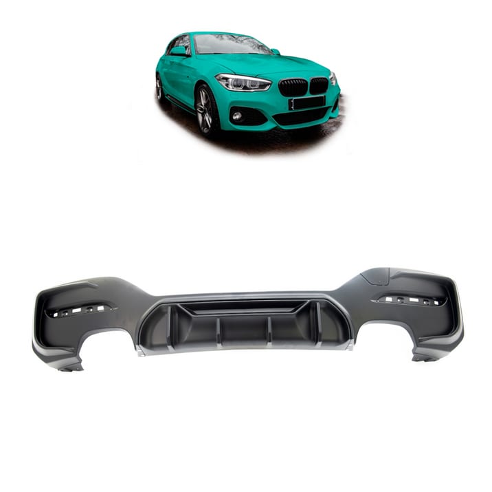 Dyfuzor BMW 1 F20 F21 Facelift Tył Matt Black